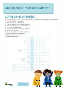 Activité VIII - Le mot mystère