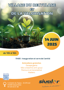 affiche du Village du Recyclage et de la Valorisation