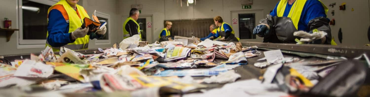 centre de tri des emballages et papiers