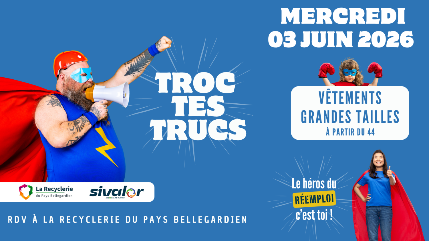 Troc Tes Trucs du mois de juin : vêtements grandes tailles